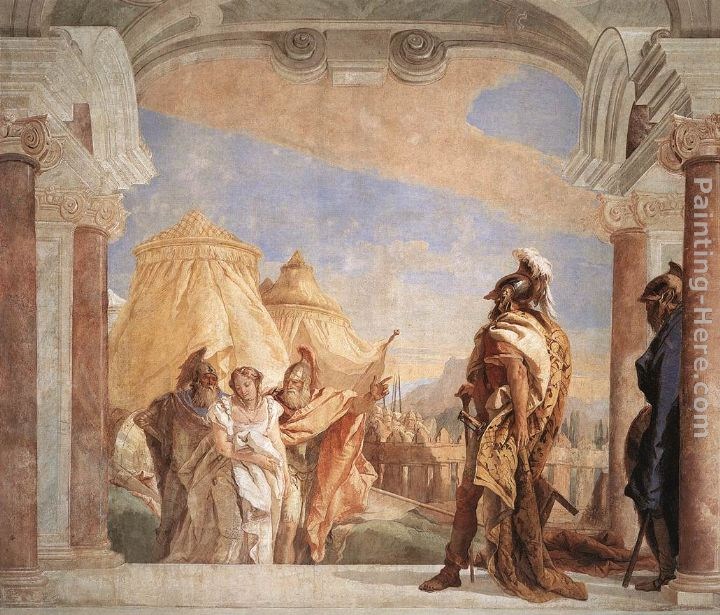 Giovanni Battista Tiepolo Eurybates and Talthybios Lead Briseis to Agamemmon